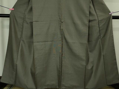 平和屋本店●超希少　本場黄八丈　黒八丈　たつみ綾　紬　逸品　DZAB4484kh6