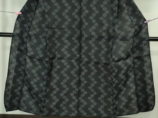 平和屋本店＊極上 夏物 重要無形文化財 本場宮古上布 菊菱文 苧麻 逸品 DZAB4499kh6