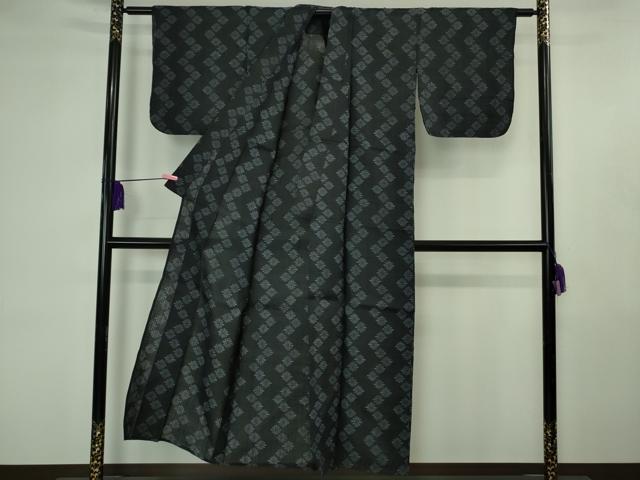 平和屋本店＊極上 夏物 重要無形文化財 本場宮古上布 菊菱文 苧麻 逸品 DZAB4499kh6