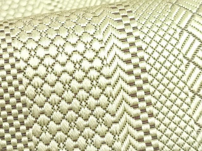 平和屋着物●極上　本場筑前博多織　草木染　手織工房　染匠：小森久　八寸名古屋帯　ジャバラ　逸品　DZAB4509kh6