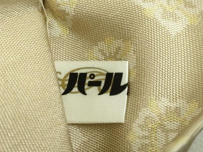 平和屋着物●極上　西陣織の職人・田村螢成　京都・美山織工房　螢庵　蛍庵　両面　全通柄袋帯　花菱文　経節錦　金糸　逸品　DZAB4521kh6