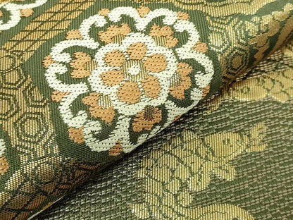 平和屋着物●極上　西陣　川島織物　六通柄　本袋帯　名物裂　金糸　逸品　DZAB4529kh6