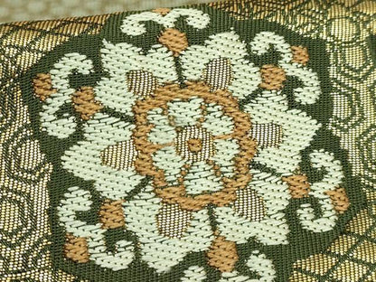 平和屋着物●極上　西陣　川島織物　六通柄　本袋帯　名物裂　金糸　逸品　DZAB4529kh6