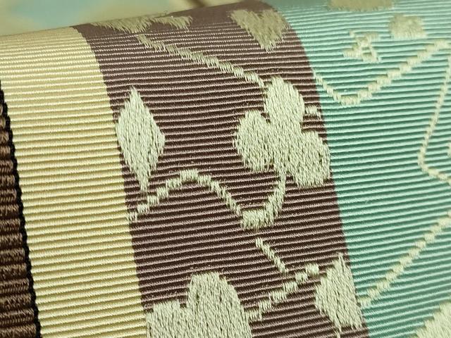 平和屋着物●極上　本場筑前博多織　八寸名古屋帯　トランプ　逸品　DZAB4536kh6