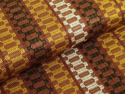 平和屋着物●極上　本場黄八丈　紬　八寸名古屋帯　間道　逸品　DZAB4541kh6