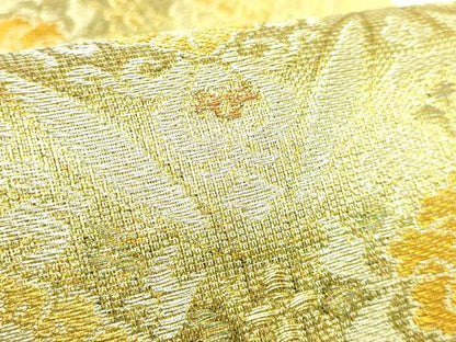平和屋着物●極上　創業280年　誉田屋源兵衛　六通柄袋帯　七宝花文　純金　逸品　DZAB4543kh6