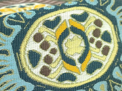平和屋着物●極上　西陣　白綾苑大庭　六通柄袋帯　抽象文様　金糸　逸品　DZAB4548kh6