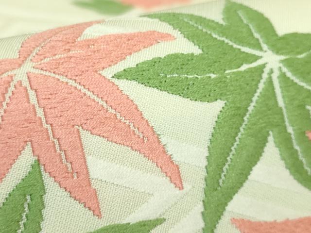 平和屋着物●極上　俵屋　人間国宝　喜多川平朗  有職織物　六通柄袋帯　唐織　花丸文　逸品　DZAB4550kh6