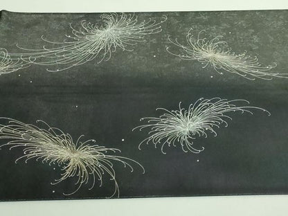 平和屋着物●極上　太鼓柄袋帯　乱菊　銀彩　引箔　さが美扱い　逸品　DZAB4565kh6
