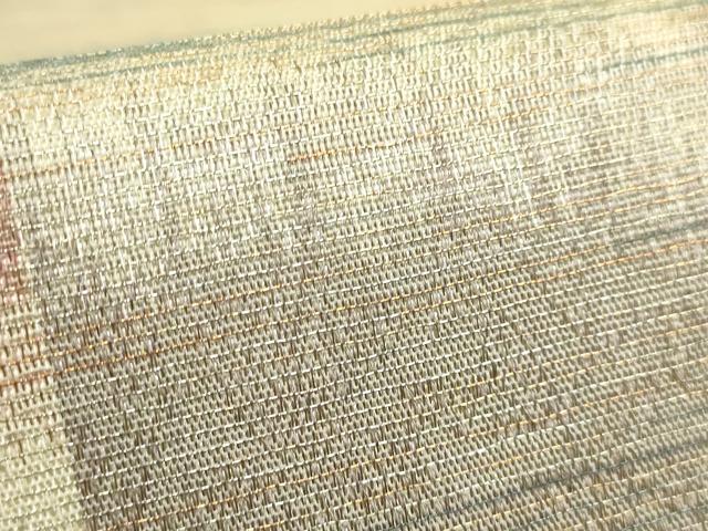 平和屋着物●極上　紋屋井関　御寮織　六通柄袋帯　変わり市松　金糸　逸品　DZAB4593kh6