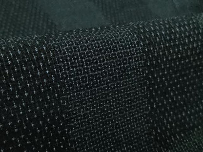 平和屋本店●極上　白鷹お召　110亀甲　市松文様　逸品　DZAB4602kh6