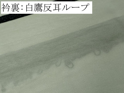 平和屋本店●極上　白鷹お召　110亀甲　市松文様　逸品　DZAB4602kh6