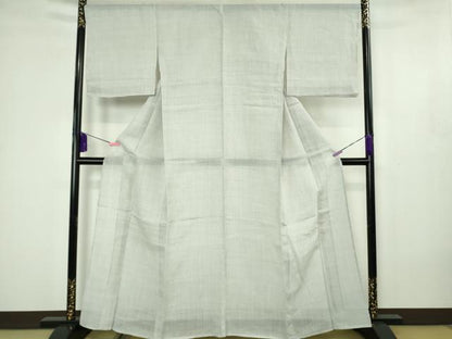 平和屋本店＊極上　夏物　石川県指定無形文化財　能登上布　本麻手織上布　100亀甲　総詰め　逸品　DZAB4610kh6