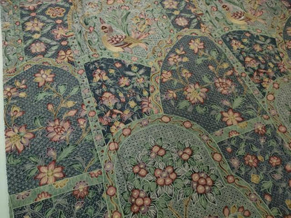 平和屋本店●極上　中国三大刺繍　スワトウ刺繍　汕頭刺繍　総刺繍　訪問着　花鳥文　逸品　DZAB4619kh6