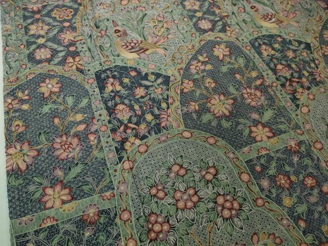 平和屋本店●極上　中国三大刺繍　スワトウ刺繍　汕頭刺繍　総刺繍　訪問着　花鳥文　逸品　DZAB4619kh6