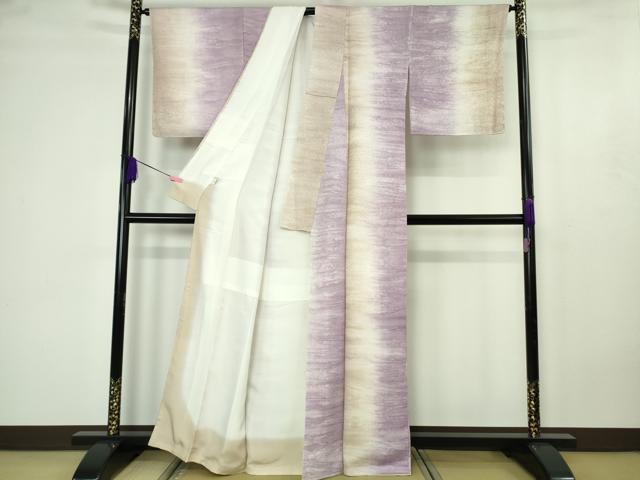 平和屋着物●極上　小紋　暈し染め　逸品　未使用　DZAB4622kh6
