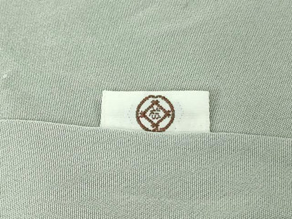 平和屋本店●極上　本場結城紬　重要無形文化財　100亀甲　切嵌名物裂　証紙付き　松坂屋扱い　逸品　DZAB4626kh6