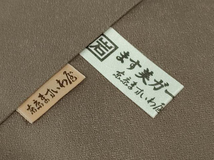 平和屋着物●極上　金彩友禅作家 金彩の魔術師 堀省平 訪問着 白鷺 浅紫色地 暈し染め 金銀彩　ますいわ屋扱い　逸品　未使用　DZAB4630kh6