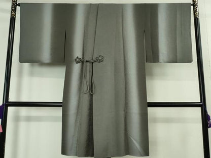 平和屋着物∞極上　道中着　ロング丈　お召地　花地紋　暈し染め　逸品　DZAB4639kh6