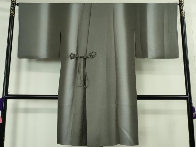 平和屋着物∞極上　道中着　ロング丈　お召地　花地紋　暈し染め　逸品　DZAB4639kh6