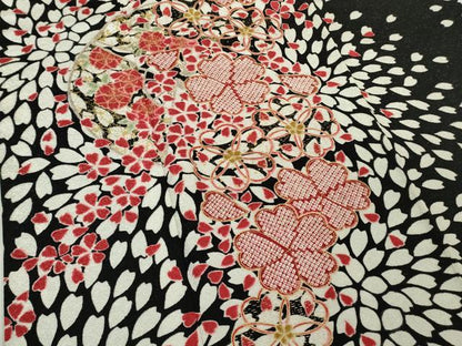平和屋着物●極上　振袖　花尽くし　金彩　銀通し地　逸品　DZAB4641kh6