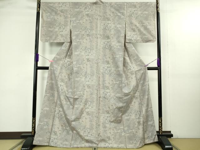平和屋着物●極上　都喜ヱ門　本場大島紬　総絣　枝花文　藤絹織物謹製　逸品　DZAB4653kh6