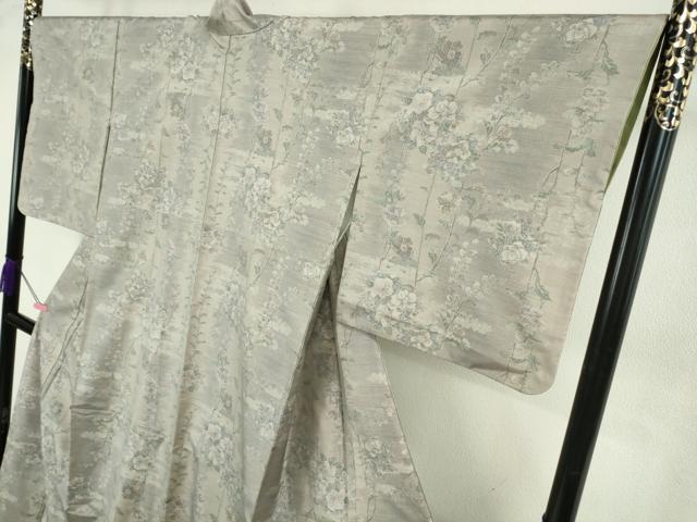 平和屋着物●極上　都喜ヱ門　本場大島紬　総絣　枝花文　藤絹織物謹製　逸品　DZAB4653kh6