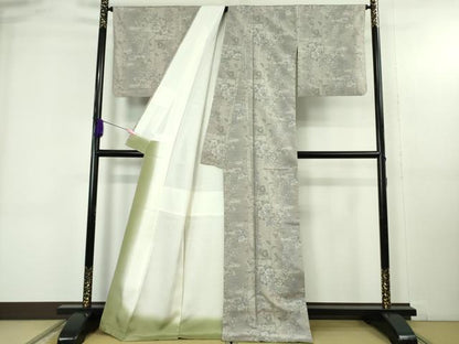 平和屋着物●極上　都喜ヱ門　本場大島紬　総絣　枝花文　藤絹織物謹製　逸品　DZAB4653kh6