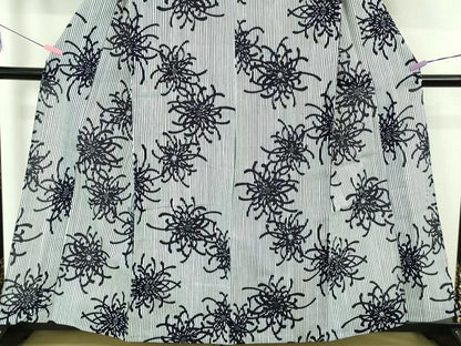 平和屋着物∴極上　夏物　浴衣　綿絽　乱菊　逸品　未使用　DZAB4671kh6