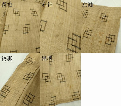 平和屋本店＊極上　夏物　芭蕉布　手積み芭蕉糸100％　逸品　DZAB4675kh6