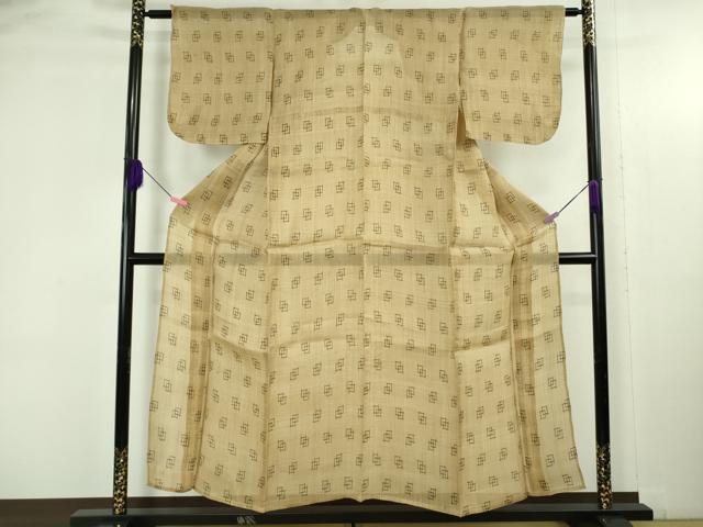 平和屋本店＊極上　夏物　芭蕉布　手積み芭蕉糸100％　逸品　DZAB4675kh6