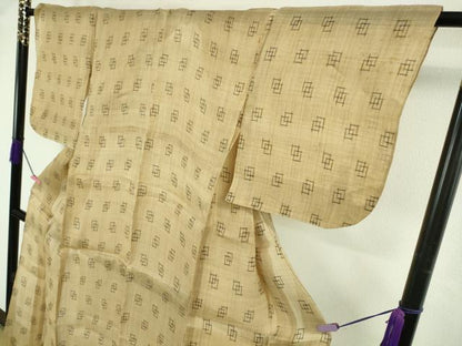 平和屋本店＊極上　夏物　芭蕉布　手積み芭蕉糸100％　逸品　DZAB4675kh6