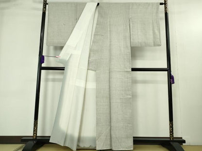 平和屋本店●極上　本場結城紬　重要無形文化財　100亀甲　総詰め　逸品　DZAB4677kh6