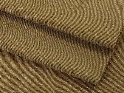 平和屋本店∞極上　山下八百子　本場黄八丈　市松綾織　道中着　ロング丈　単衣　逸品　DZAB4692kh6