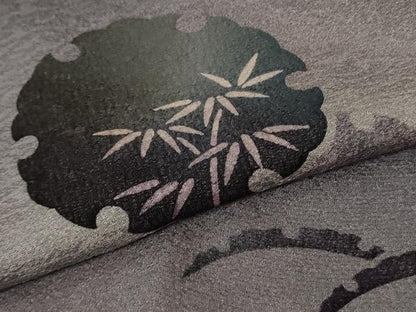 平和屋着物∞極上　長羽織　雪輪　雪芝　笹文　暈し染め　逸品　DZAB4693kh6