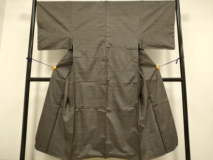 平和屋着物●極上　男性　本場大島紬　アンサンブル　長羽織　逸品　未使用　DZAB4702kh6