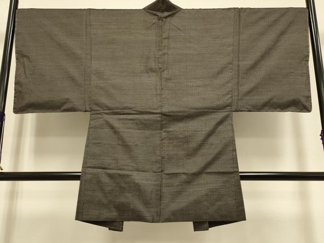 平和屋着物●極上　男性　本場大島紬　アンサンブル　長羽織　逸品　未使用　DZAB4702kh6