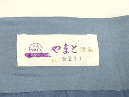 平和屋着物●極上 男性 本場大島紬 アンサンブル キングサイズ 長襦袢・長羽織セット 100亀甲 総詰め やまと誂製 逸品 未使用　DZAB4708kh6