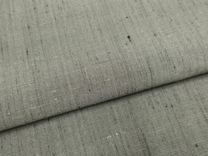 平和屋本店●極上　男性　紬　アンサンブル　キングサイズ　長羽織　着物:消炭色　羽織;藍海松茶色　逸品　DZAB4712kh6