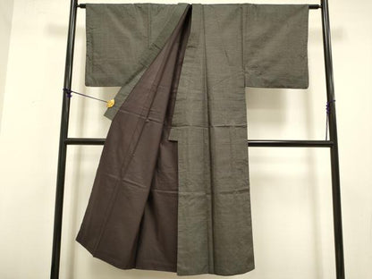 平和屋着物●極上　男性　本場大島紬　アンサンブル　長羽織　100亀甲　総詰め　逸品　DZAB4713kh6