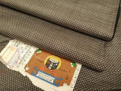 平和屋着物●極上　男性　本場大島紬 アンサンブル 長羽織　一元絣　平武則作　羽裏:伊勢海老・宝船　証紙付き　逸品　未使用　DZAB4721kh6
