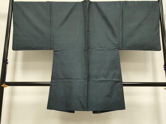 平和屋着物●極上　男性　本場大島紬　アンサンブル　キングサイズ　長羽織　100亀甲　総詰め　逸品　未使用　DZAB4722kh6
