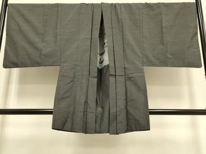 平和屋着物●極上　男性　本場大島紬　アンサンブル　キングサイズ　100亀甲　総詰め　さが美扱い　逸品　DZAB4728kh6