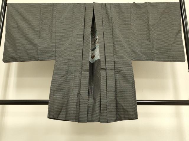 平和屋着物●極上　男性　本場大島紬　アンサンブル　キングサイズ　100亀甲　総詰め　さが美扱い　逸品　DZAB4728kh6