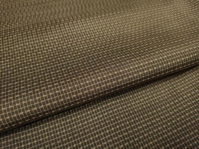 平和屋着物●極上　男性　本場大島紬　アンサンブル　長羽織　羽裏・雷神　逸品　DZAB4729kh6