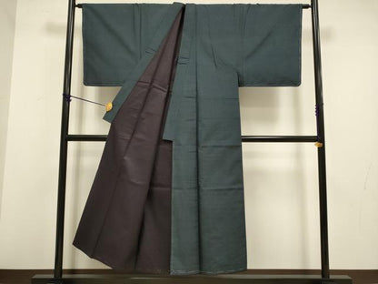 平和屋着物●極上　男性　本場大島紬　アンサンブル　長羽織　100亀甲　総詰め　逸品　未使用　DZAB4730kh6