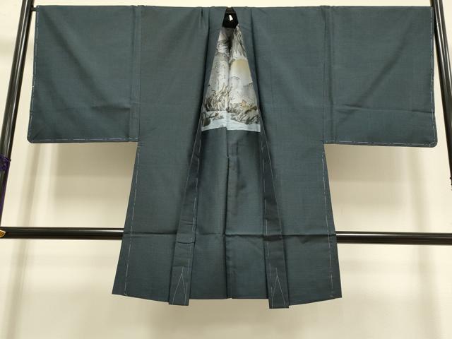 平和屋着物●極上　男性　本場大島紬　アンサンブル　長羽織　100亀甲　総詰め　逸品　未使用　DZAB4730kh6