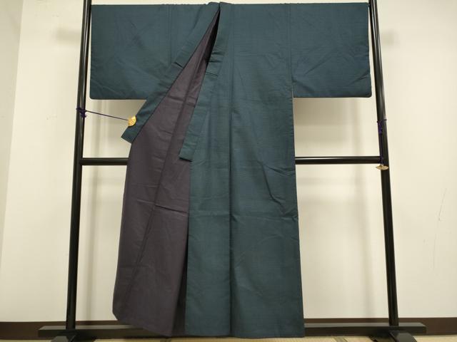 平和屋着物●極上　男性　本場大島紬　アンサンブル　キングサイズ　長羽織　100亀甲　総詰め　逸品　DZAB4731kh6