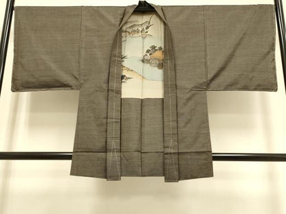 平和屋着物●極上　男性　本場大島紬　アンサンブル　証紙付き　逸品　DZAB4733kh6