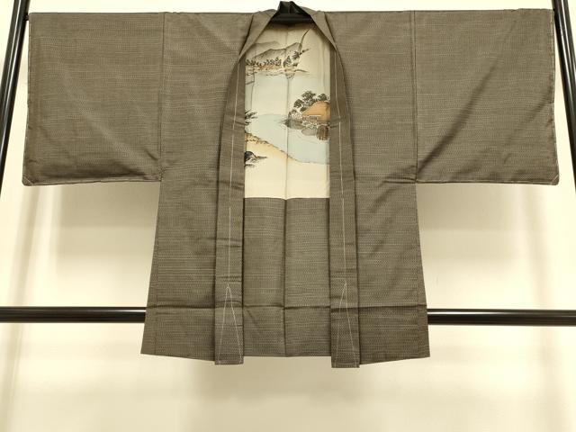 平和屋着物●極上　男性　本場大島紬　アンサンブル　証紙付き　逸品　DZAB4733kh6